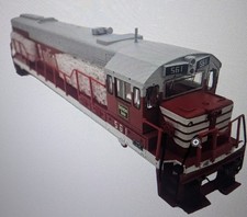 Carroceria Hornby HR2615/04 HO Burlington vermelha diesel locomotiva comprar usado  Enviando para Brazil