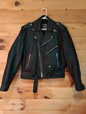 Genuine leather black for sale  Shickshinny