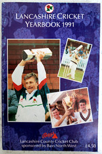 1991 lancashire cricket for sale  BIRMINGHAM