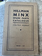 Original vintage hillman for sale  CLACTON-ON-SEA