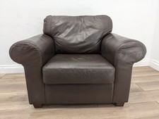 Armchair brown faux for sale  BRISTOL