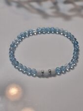 Blaues topasarmband perlenarmb gebraucht kaufen  Swisttal
