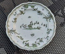Assiette moustiers xviiie d'occasion  Saint-Genis-Laval