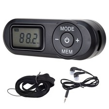 Usado, Mini rádio FM portátil com fone de ouvido tela LCD medindo apenas 80 x 28 x 20mm comprar usado  Enviando para Brazil