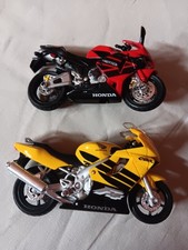 Conjunto de 2 motocicletas Maisto Honda CBR 600 RR vermelho/preto 600 F4 amarelo/preto comprar usado  Enviando para Brazil