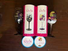 Copas de vino Lolita pintadas a mano, "Mujeres brujas" y "Bruja rica" segunda mano  Embacar hacia Argentina