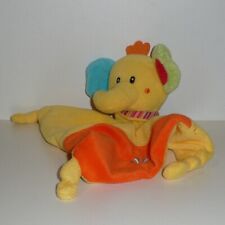 Doudou eléphant jaune d'occasion  France