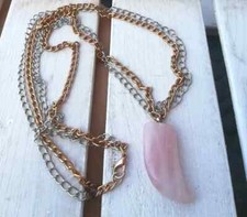 Collana quarzo rosa usato  Roma