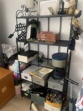 Etagère métallique noire d'occasion  Clichy
