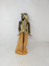 Boneca marionete vintage indonésia em bastão de madeira esculpida à mão comprar usado  Enviando para Brazil
