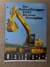 Prospekt liebherr r942 gebraucht kaufen  Hamburg