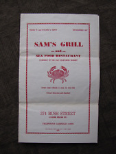 Sam grill sea for sale  Bakersfield