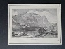 Antique print glencoe for sale  ROMFORD
