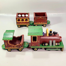 Vtg wooden train for sale  Pearland