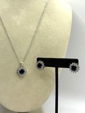 Silver tone saphire for sale  Albany