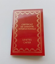Cartier guarantee warranty d'occasion  Expédié en Belgium