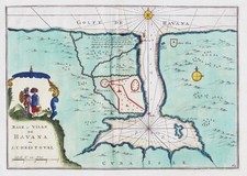 Mappa Di Havana San Cristobal Cuba Incisione De Fer Mortier 1700, usado comprar usado  Enviando para Brazil