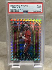 2020 Panini Mosaico - Vitral Tom Brady #SG2 PSA 9 Case Hit 🐐 comprar usado  Enviando para Brazil