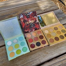 Lote de 3 paletes Colorpop ornamentadas aura e out e boudoir noir quente e pastel comprar usado  Enviando para Brazil