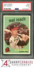 Mel Roach Braves 1959 Topps #54 PSA 9 segunda mano  Embacar hacia Argentina