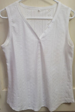 Women white button for sale  Cheboygan