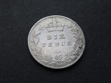 1900 sixpence six for sale  HASTINGS