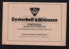 Düsseldorf werbung 1957 gebraucht kaufen  Leipzig
