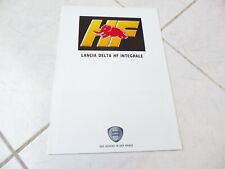 Lancia Delta HF Integral 1991 Broschüre Katalog Prospekt Entfaltbar comprar usado  Enviando para Brazil