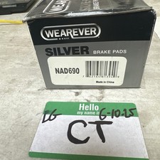 Wearever Silver NAD690 Pastillas de Disco y Zapatas de Freno - Juego de Pastillas de Freno de Disco, Traseras segunda mano  Embacar hacia Mexico