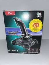 Logitech Attack 3 ATK3 USB Flight Stick Joystick Controlador PC na Caixa Original comprar usado  Enviando para Brazil