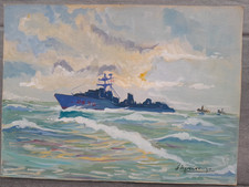 Peinture ancienne école d'occasion  Locminé