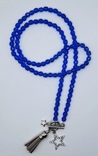 Collana lunga blu usato  Senago