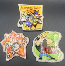 2000 Cartoon Network Puffy Magnet Conjunto de 3 Vintage Johnny Bravo Dexter Powerpuff comprar usado  Enviando para Brazil