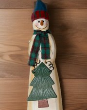 Vintage wooden snowman for sale  Northfield