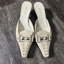 Prada suede studded for sale  Jeffersonville
