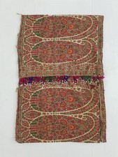 Fragmento antigo tecido à mão design paisley da Caxemira 25x18 polegadas comprar usado  Enviando para Brazil