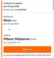 Biglietti aerei usato  Faenza