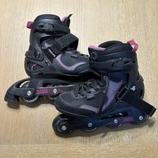 Usado, Lâminas de rolo Oxelo Active Fit.3 rodas pretas e rosa tamanho 6 bolsa incluída 76 mm comprar usado  Enviando para Brazil