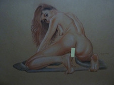 Dessin pin rousse d'occasion  Paris XIII