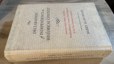 THE DECLARATION OF INDEPENDENCE IN HISTORICAL CONTEXT Barry Alan Shain HC VG Yal comprar usado THE DECLARATION OF INDEPENDENCE IN HISTORICAL CONTEXT Barry Alan Shain HC VG Yal comprar usado  Enviando para Brazil