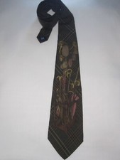 Usado, Vintage Polo Ralph Lauren "Raro" Feito à Mão Chapéu de Bengala Estampa 100% Seda Gravata comprar usado  Enviando para Brazil