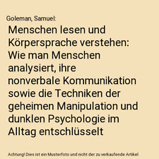 Menschen lesen körpersprache gebraucht kaufen  Trebbin