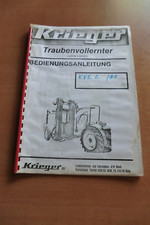Betriebsanleitung krieger kve gebraucht kaufen  Könnern