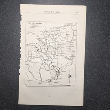 Original 1902 map for sale Original 1902 map for sale  WARRINGTON