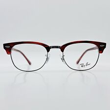 Ray Ban Brille Herren Damen oval rot silber Mod. RB 5154 8376 Clubmaster NEU comprar usado  Enviando para Brazil