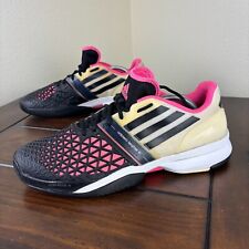 Usado, Tênis Adidas CC Adizero Feather III 3 masculino tamanho 12 preto rosa creme 2014 comprar usado  Enviando para Brazil