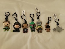 Lote de 7 bonecos Star Wars The Mandalorian clipe chaveiro bolsa cega comprar usado  Enviando para Brazil