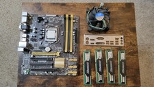 Placa-mãe Intel I5-4670 CPU Asus Q87M-E matx 16GB DDR3 combo testado funcionando, usado comprar usado  Enviando para Brazil