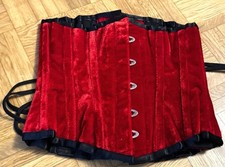 Korsett samt rot gebraucht kaufen  Aidlingen