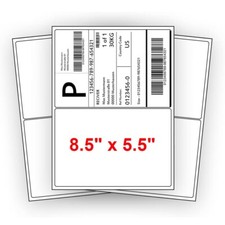 8.5 x5.5 labels for sale  Walnut